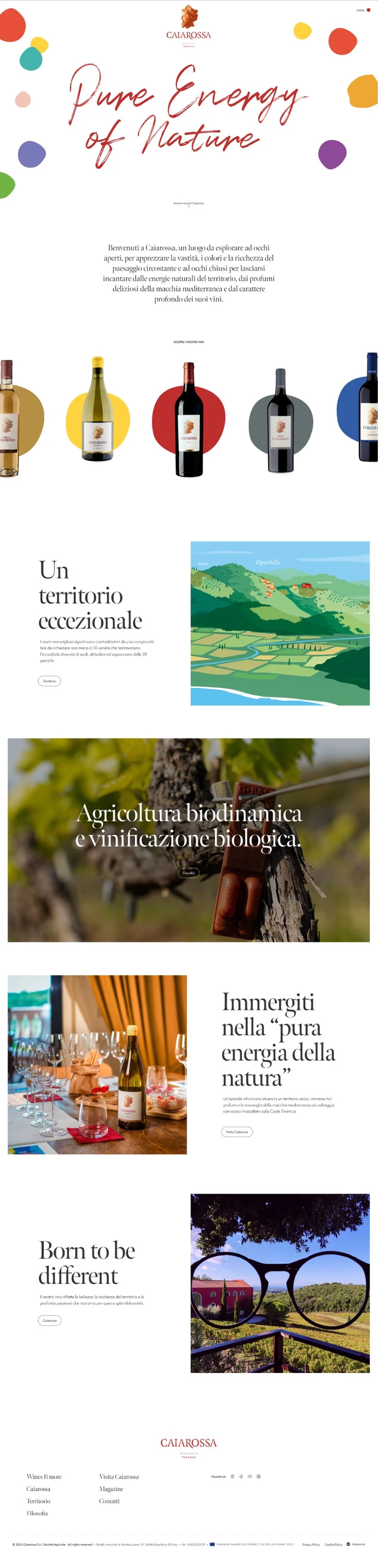 Sito web Caiarossa